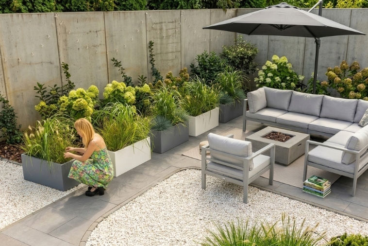 Prostokątna podłużna Donica Monumo Long Slim